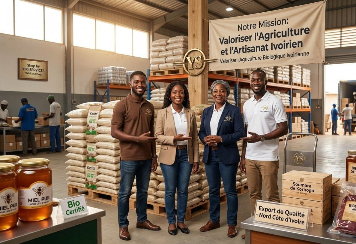 Mission Shop by Yiriservices – Valoriser l'agriculture biologique Côte d'Ivoire
